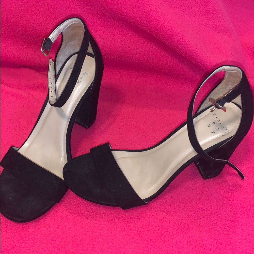 Black heels